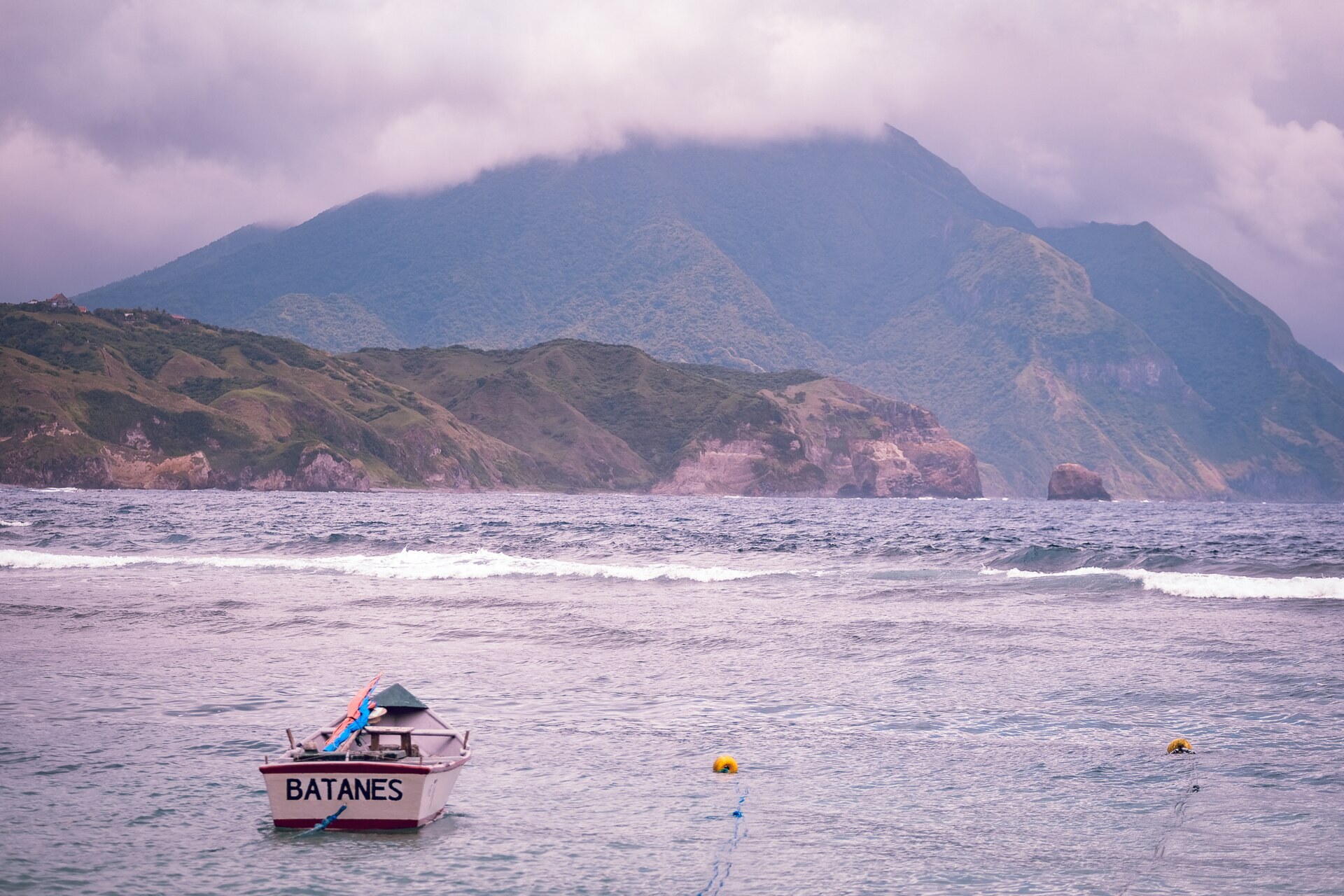 Mount Iraya above the sea near Basco